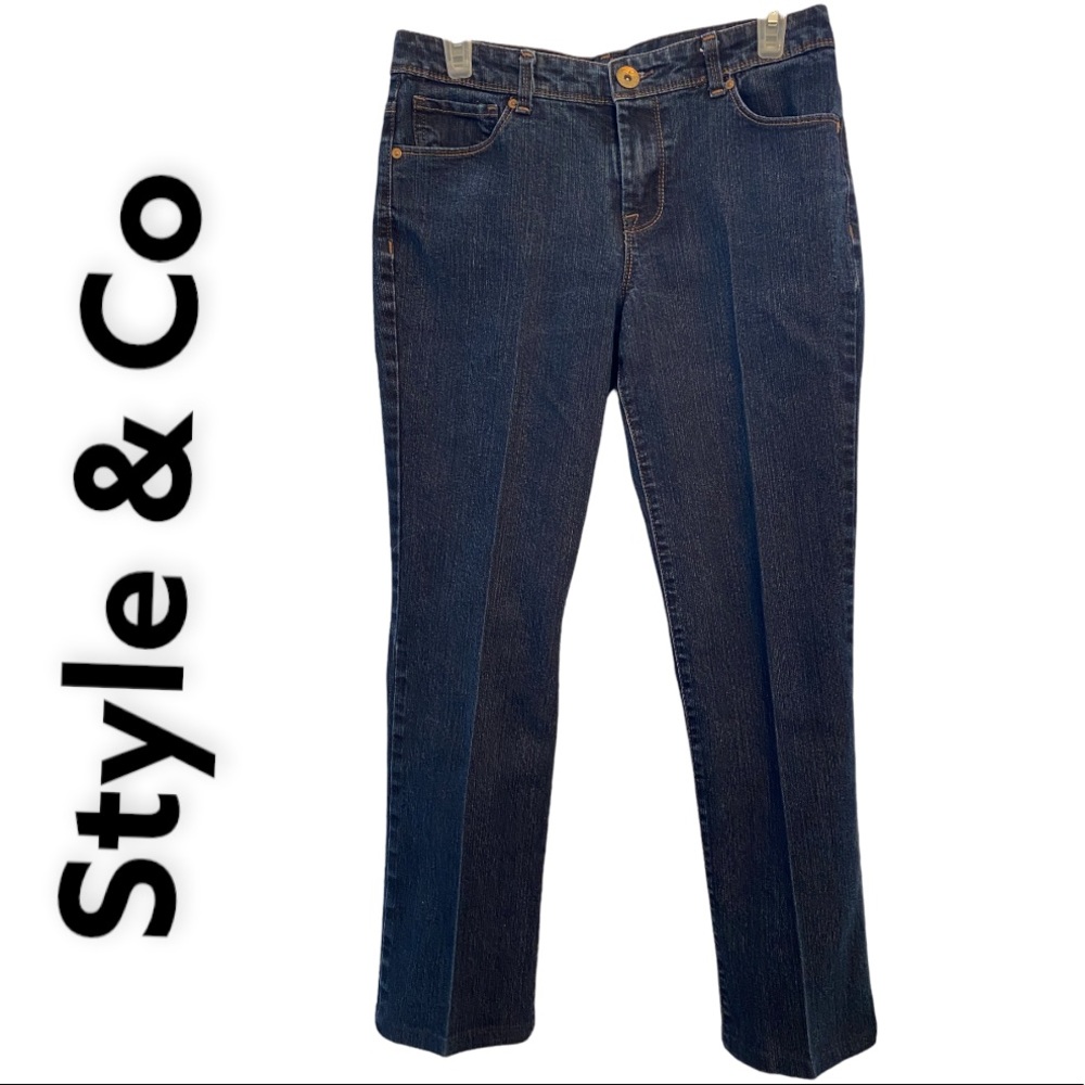 Style & Co. Blue Jeans Straight Leg Size 6